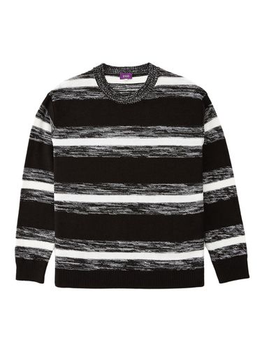 Over Fit Block Knit (Black) - STCO - Modalova