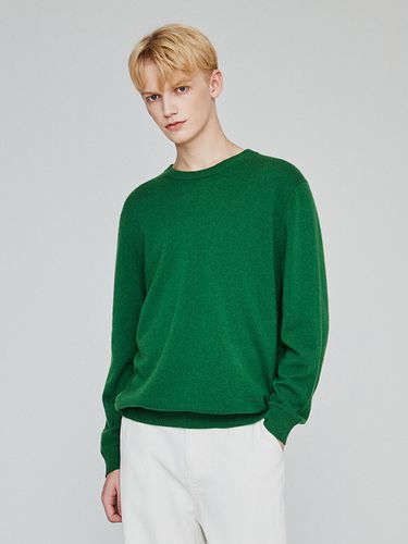 FW Cashmere 100 Crew Neck Knit [10color] - THE KNIT COMPANY - Modalova