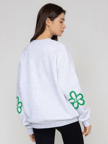 Elbow Spray Smiling Flower Drawing Sweatshirt - GRAVER - Modalova