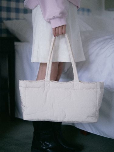 Botti Padded Tote Bag - Cream - beirut - Modalova