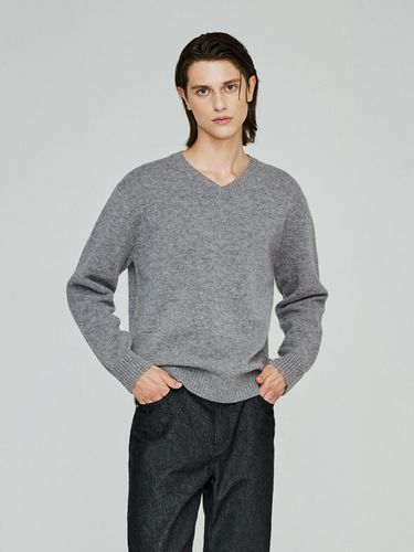 FW Basic V Neck Wool Knit [4color] - THE KNIT COMPANY - Modalova