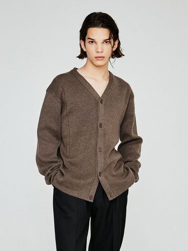 FW Minimal Semi Over Cardigan [] - THE KNIT COMPANY - Modalova