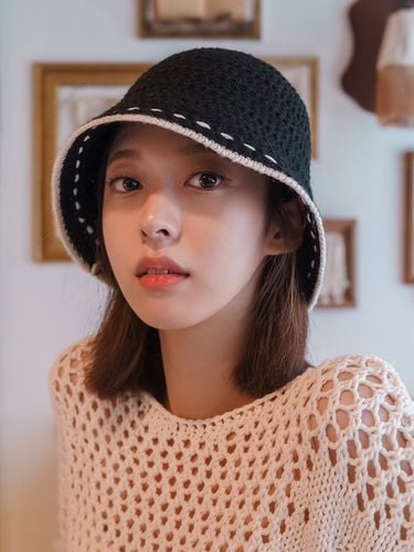 Hawkins knit bucket hat 4color - meminn - Modalova