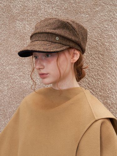 Multi Panel Cap - Brown Hat - Modalova