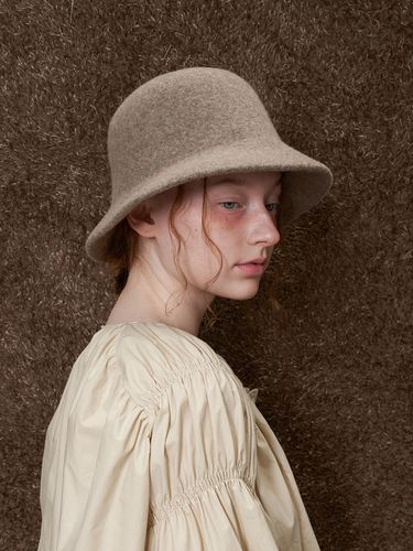 Classic Wool Formed Hat - Brown Hat - Modalova