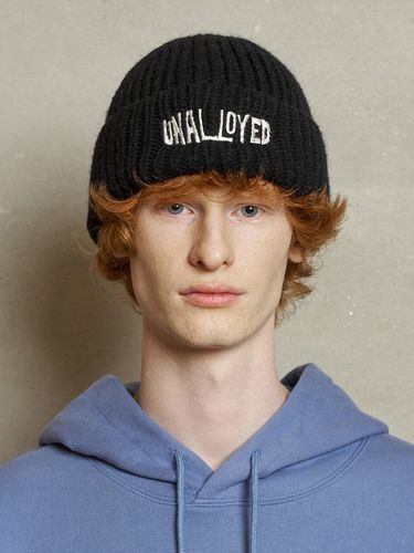 Logo Big Beanie (Black) - UNALLOYED - Modalova