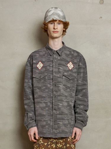 Argyle Western Shirt (Charcoal) - UNALLOYED - Modalova