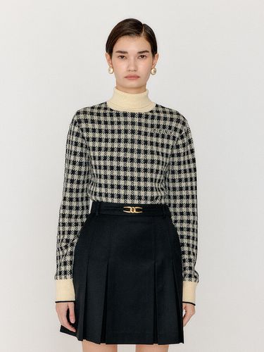 VINKY Gingham Check Knit Sweater - EENK - Modalova