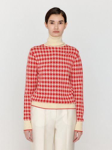 VINKY Gingham Check Knit Sweater - EENK - Modalova