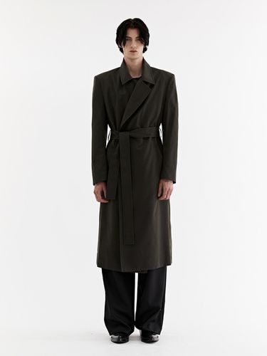 Taylor Long Trench Coat 2 Colors - Theballon MEN - Modalova