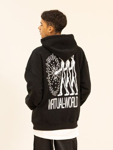 Portal Oversized Hoodie_Black - MASSNOUN - Modalova