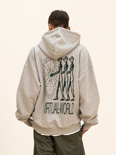 Portal Oversized Hoodie_Gray - MASSNOUN - Modalova