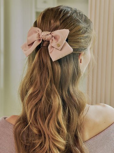 Mari ribbon hairpin_beige - ENGBROX - Modalova