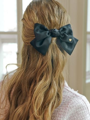 Mari ribbon hairpin_black - ENGBROX - Modalova