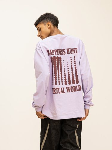 Happiness Hunt Long Sleeve T-Shirt_Purple - MASSNOUN - Modalova