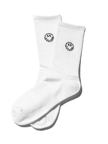 Smile Logo Socks_White - MASSNOUN - Modalova