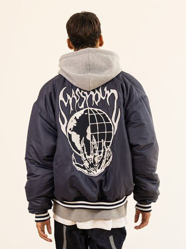 Virtual World Varsity Jacket_Navy - MASSNOUN - Modalova