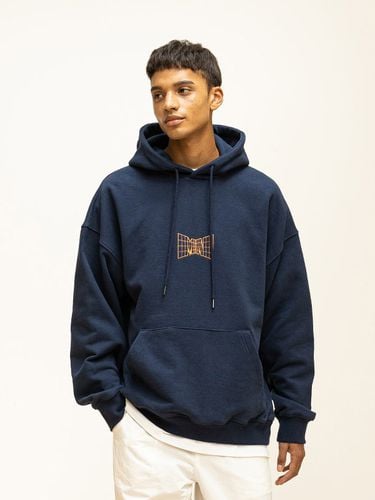 Wireframe Oversized Hoodie_Navy - MASSNOUN - Modalova