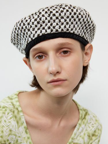 Bowl Beret_ Check Brown - AWESOME NEEDS - Modalova