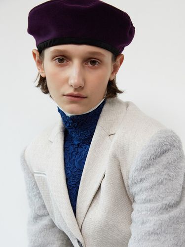 Bowl Beret_ Wool Purple - AWESOME NEEDS - Modalova