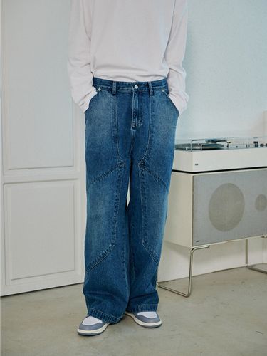 Layer Wide Denim Pants [] - CPGN - Modalova