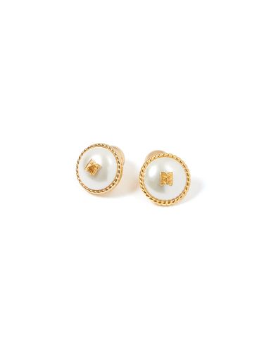 VLING Pearl Logo Earrings - EENK - Modalova