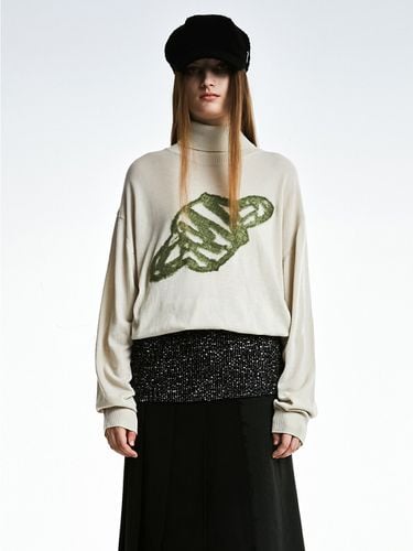 Saturn Turtle Neck Knit Sweater - OPEN YY - Modalova