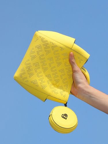 Andy Bucket Bag M Neon Yellow - FLUHA - Modalova