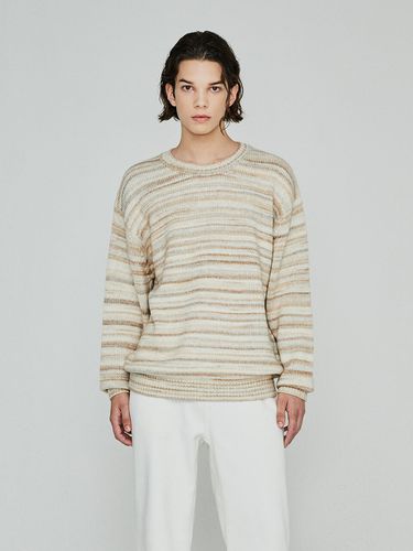 Gradation Striped Knit_Beige - THE KNIT COMPANY - Modalova