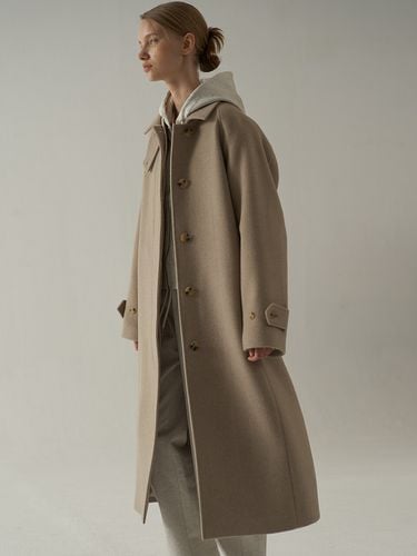 Cashmere Balmacan Coat - FACADE PATTERN - Modalova