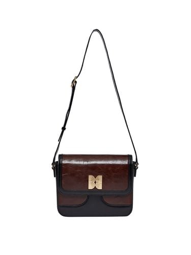 HESTIA Square Bag_Brown/Black - EENK - Modalova