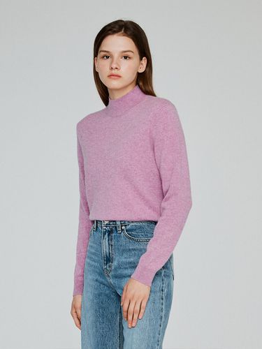 Cashmere 100 Mock Neck Knit _ 7 Colors - THE KNIT COMPANY - Modalova