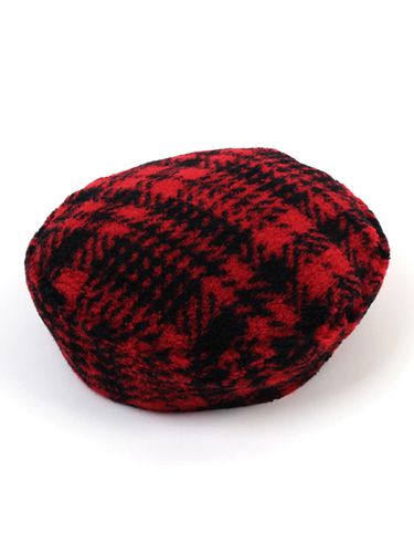 Check Fleece Beret Red - Universal chemistry - Modalova