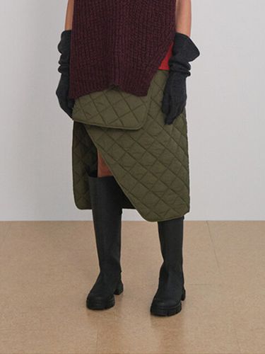 Detachable Quilted Skirt_Khaki - Trunk Project - Modalova