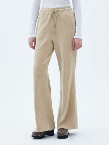 Corduroy Banded Pants (Beige) - CITYBREEZE - Modalova