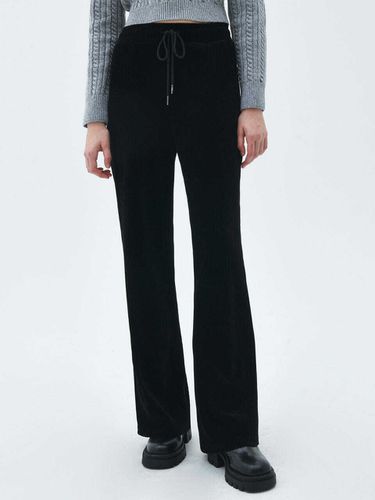 Corduroy Banded Pants (Black) - CITYBREEZE - Modalova