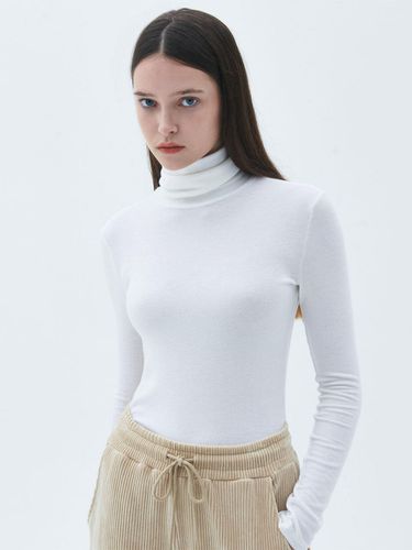 Wool Tencel Turtleneck T-Shirt - CITYBREEZE - Modalova