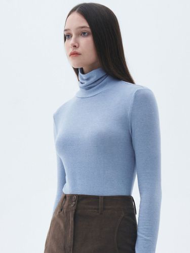 Wool Tencel Turtleneck T-Shirt ( - CITYBREEZE - Modalova