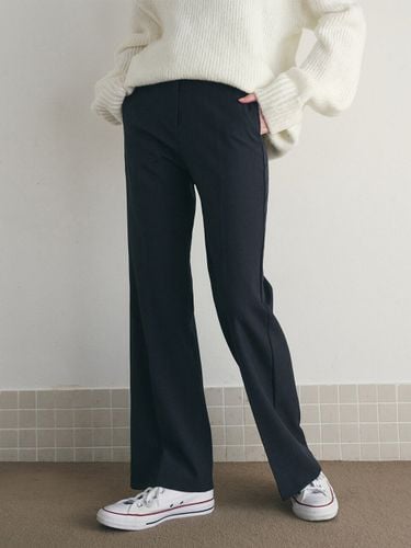 Formal Line Boots Cut Slacks - LOEIL - Modalova