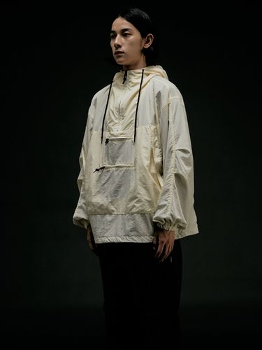 Loose Anorak Jacket _ Ecru - HAVEOFFDUTY - Modalova