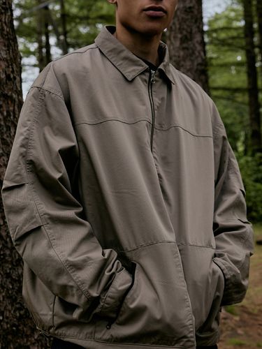 Loose Camper Blouson Jacket _ Beige - HAVEOFFDUTY - Modalova