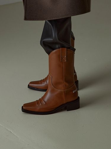 Mm Marfa Western Middle Boots (Brown) - Neute - Modalova