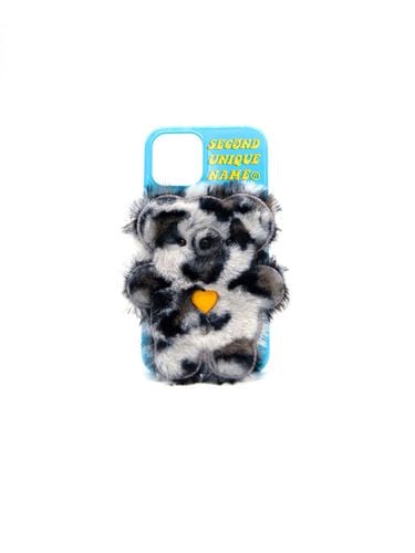 Light Blue] Furry Bear Leopard iPhone Case - SECOND UNIQUE NAME - Modalova