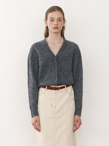 Boucle Cardigan (Gray) - ROLAROLA - Modalova