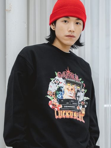 Lucky Slot Sweatshirt _ Black - CAMELWORK - Modalova