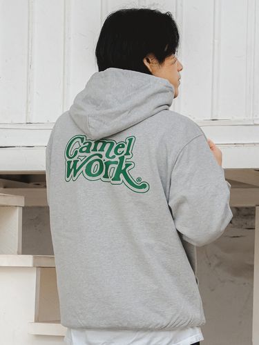 Newtro 80 Logo Hoodie _ Grey - CAMELWORK - Modalova