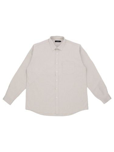 Solid Over-fit Oxford Shirt _ 4 colors - W. standard - Modalova