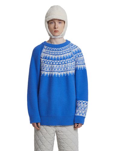 Reversible Nordic Sweater_Blue - Trunk Project - Modalova