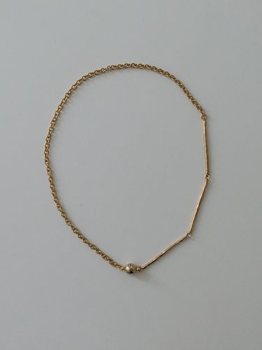 Three Bar Necklace - Gold - MIDNIGHT MOMENT - Modalova