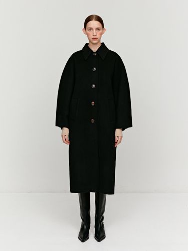 Babywool Single Handmade Coat_Black - MOHAN - Modalova